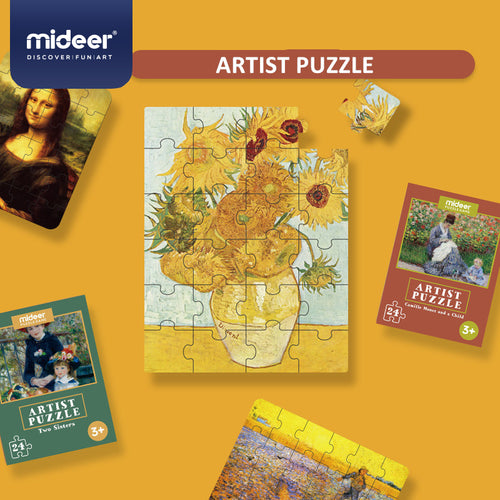 Artist Puzzle (24 pcs) esikidz marketplace puzzle games for kids puzzle games puzzles for kids easy puzzles for kids