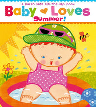 Load image into Gallery viewer, esikidz marketplace children books baby books board books board books for babies  baby loves summer a karen kats lift-the-flap book
