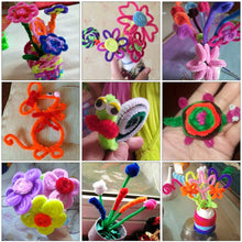Load image into Gallery viewer, Craft Pipe Cleaners (100 PCS) esikidz marketplace kid craft kid art painting for kids craft ideas for kids easy crafts for kids
