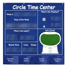 Load image into Gallery viewer, Circle Time Center Pocket Chart Calendar with 217 Cards,30 Sticker esikidz marketplace kid toys children toys educational toys toys for boys toys for girls 
