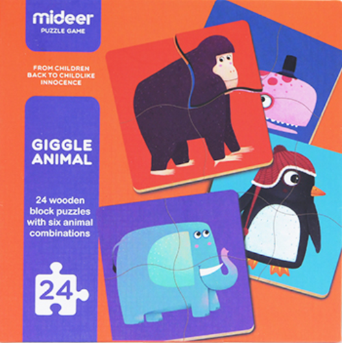 Mideer Wooden Giggle Animal Puzzle esikidz marketplace puzzle games for kids puzzle games puzzles for kids easy puzzles for kids 