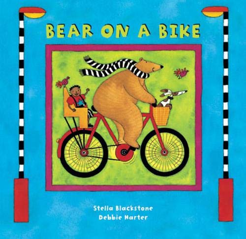 Bear On A Bike (Board Book) esikidz marketplace children books preschool books 