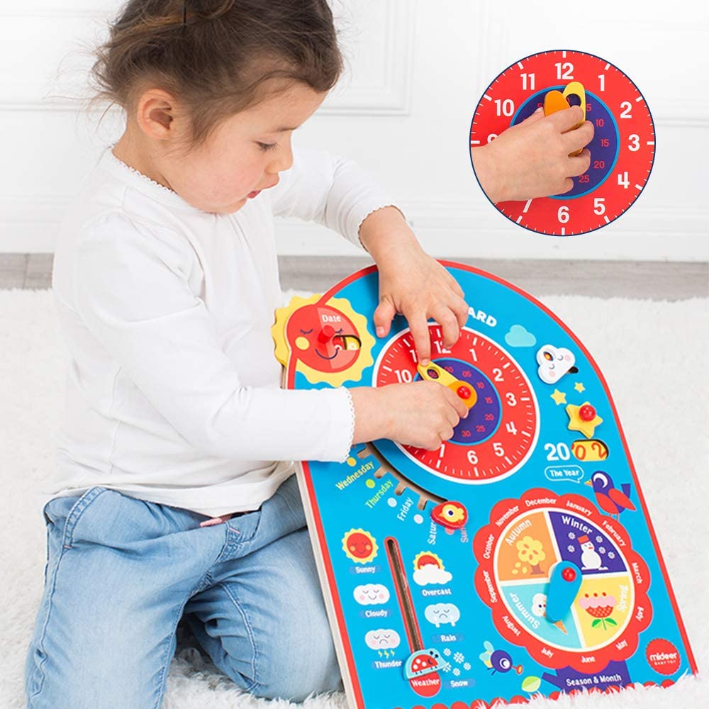 Mideer My Clock Board Preschool Wooden Toy esikidz marketplace kid toys children toys educational toys toys for boys toys for girls 