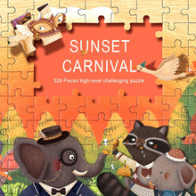 Load image into Gallery viewer, Forest Carnival Puzzle (528 Pcs)
