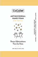 Load image into Gallery viewer, CAC-Natural antimicrobial hand foam (unscented) eco refill 236 ml
