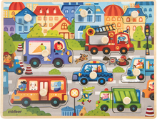 Load image into Gallery viewer, Wooden Traffic Puzzles For Toddlers esikidz marketplace puzzle games for kids puzzle games puzzles for kids easy puzzles for kids
