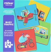 Load image into Gallery viewer, Mideer Wooden  Busy Traffic Puzzle esikidz marketplace puzzle games for kids puzzle games puzzles for kids easy puzzles for kids
