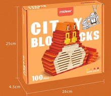 Load image into Gallery viewer, Mideer City Block (100 Pcs-Warm Color) esikidz marketplace toy store toy shop kid toys construction toys 
